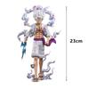 23cm One Piece Anime Zook Nica Monkey Luffy Gear 5 Action Figure PVC Statue Model Toy Gift Desktop Ornament