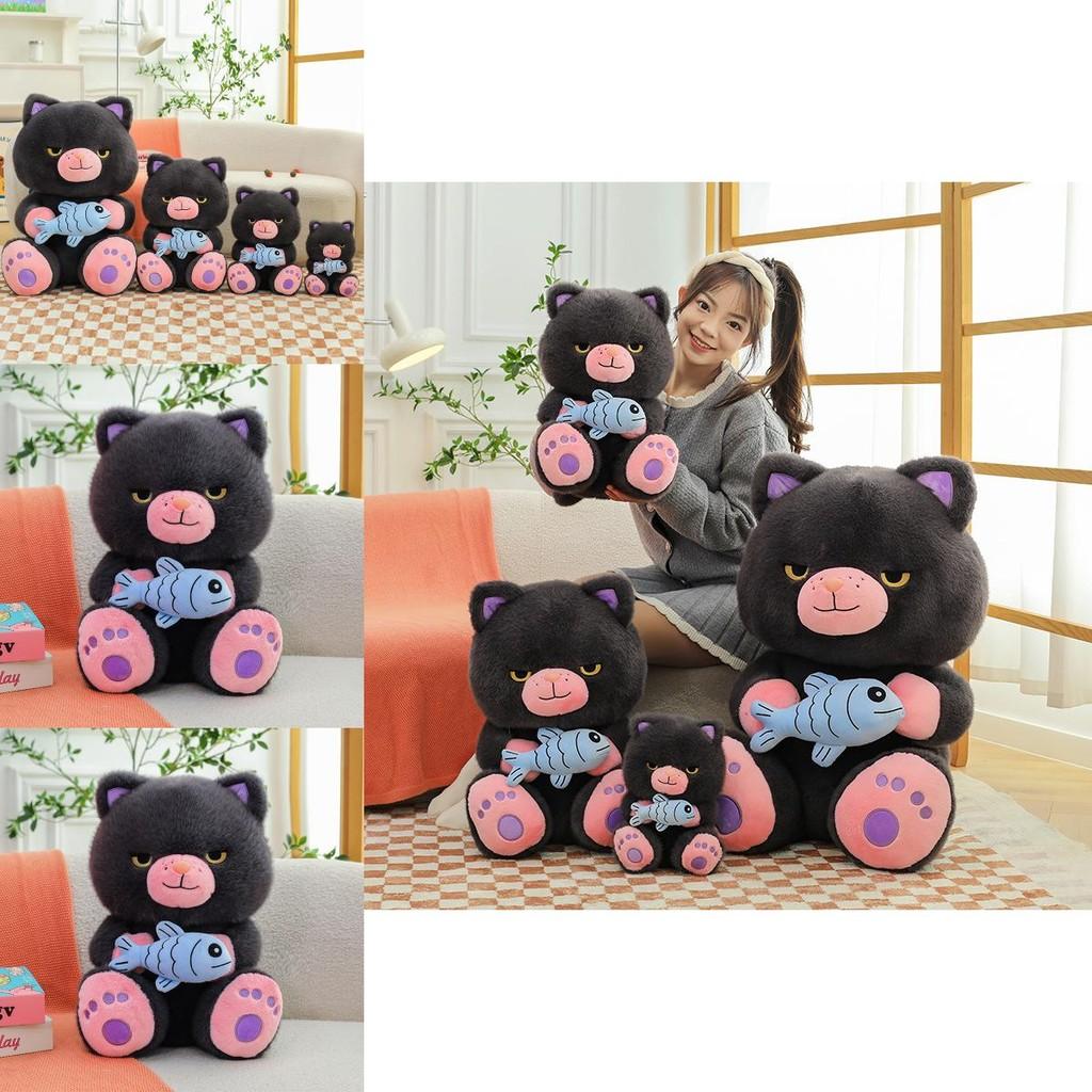 Cute Demon Meow Meow Plush Toy Cat Animal Doll For Kids And Collectors