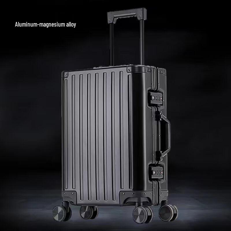 LONE WOLF Aluminum-Magnesium Hardside Spinner Luggage 20 inch