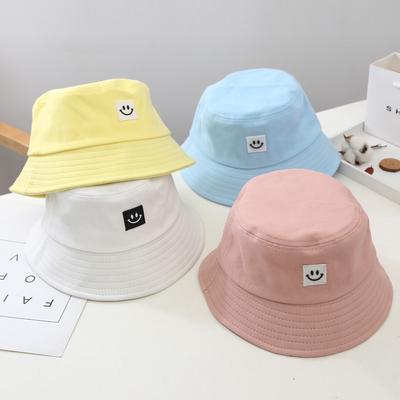 Unisex Foldable Smile Bucket Hat Outdoor Sunscreen Cap Fisherman Hats