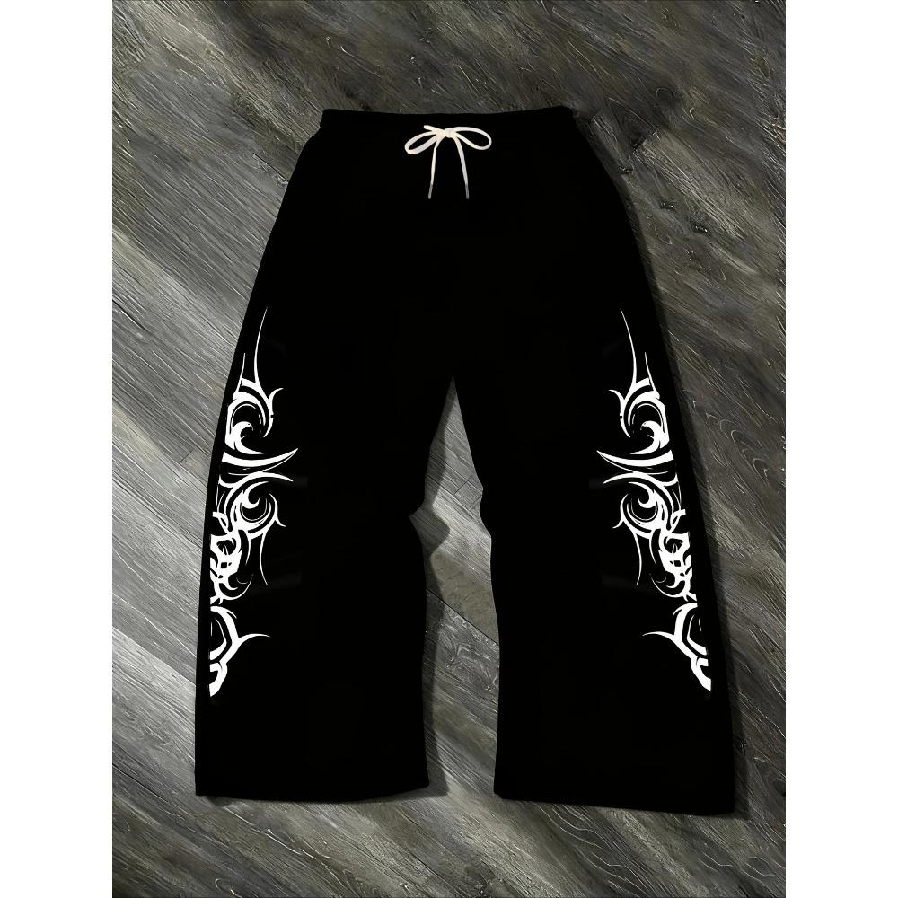 Selling Fashion Men's Women's Casual Gothic Sports Jogging Pants Straight Leg Street Jogging Pants
