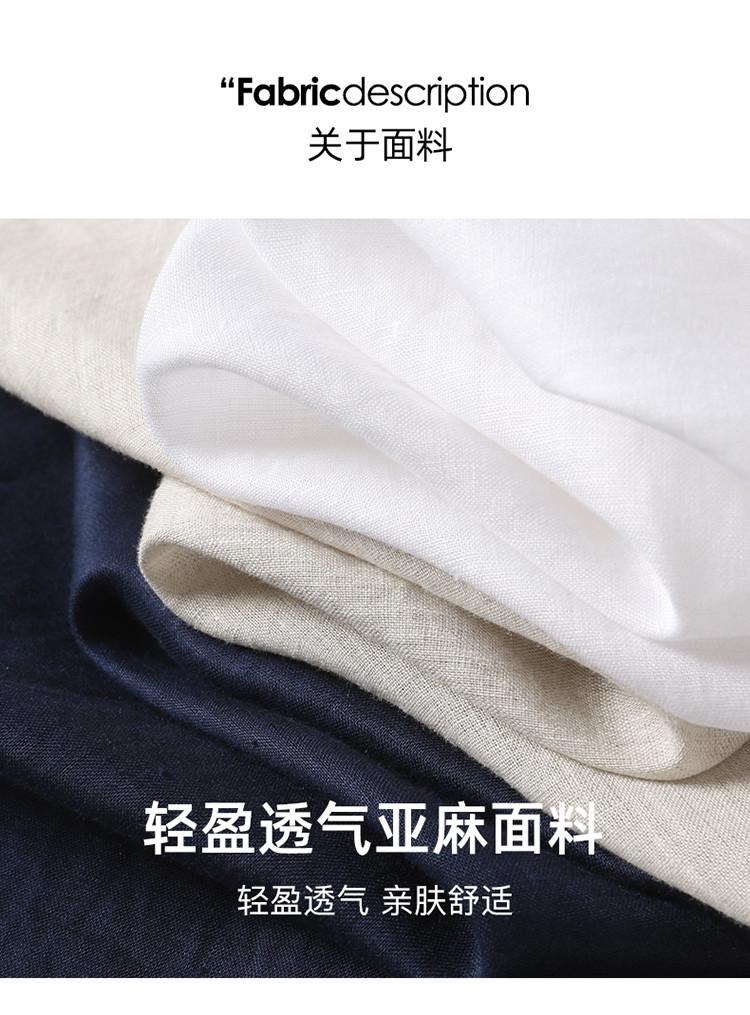Breathable linen short sleeved shirt for women's 2026 summer commuting and leisure versatile short top