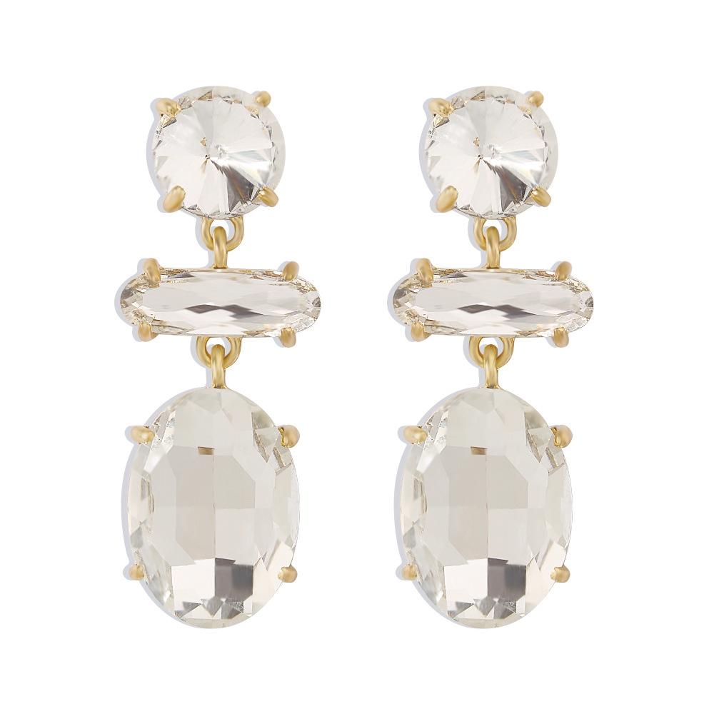 Stylish Earrings For Women E9626 Vintage Geometric Dangling Ear Studs