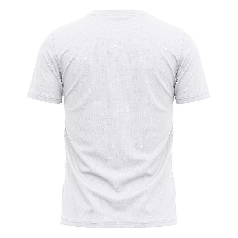 Men Breathable Quick Dry Elastic Solid Sports Fitness Casual Short Sleeve T Shirt