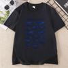 Vintage Sharks of The World T Shirt Ocean Nature Graphic Tee Cotton Short Sleeve Printed Tshirts Casual Unisex Clothes Tops