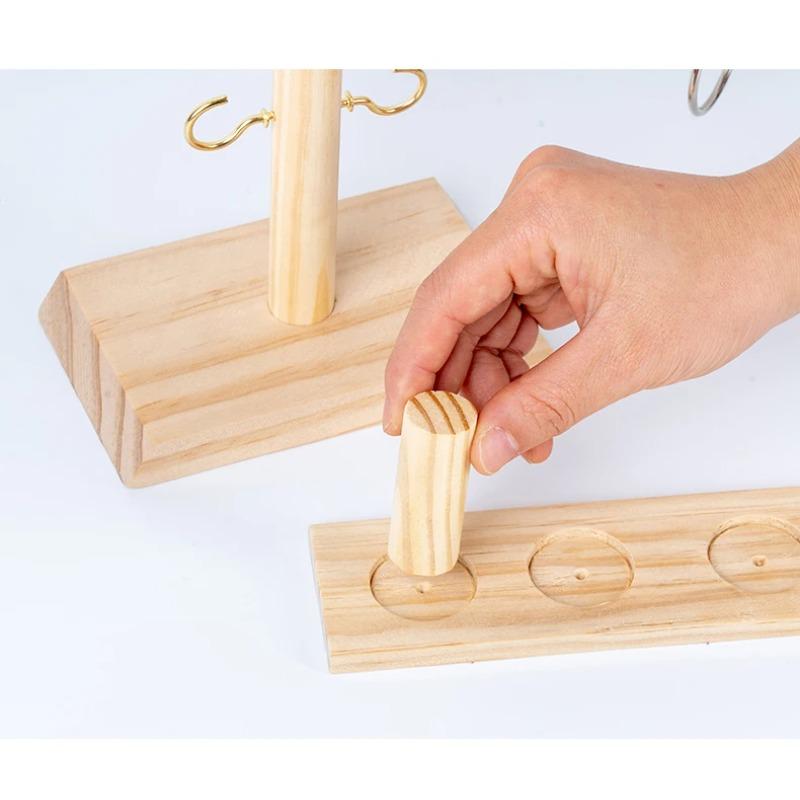 Ring Toss Game for Adults Hook and Ring Game Handmade Wooden Toss Game for Adults Outdoor Indoor Games Patio Decor Yard Games