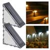 Solar Powered Outdoor Solar Step Lights Landscape Light Terrace Guardrail Decoration
