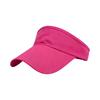 Classic Solid Color Empty Top Running Cycling Playing Sun Hat Fashion Monochrome Adjustable Wide Brim Outdoor Sports Visor Cap