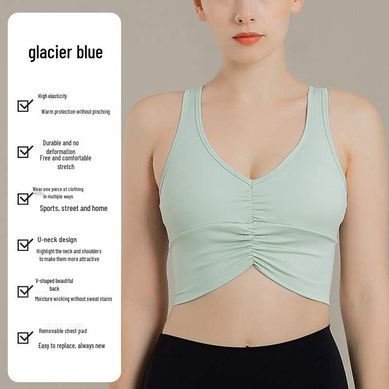 

Xinyu Женский ударопрочный спортивный бюстгальтер - Поддерживающий, Красивый дизайн спины, Идеально подходит для бега и йоги. 3XL