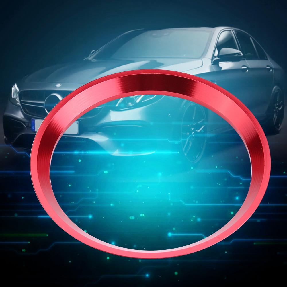 Auto Lenkrad Ring Abdeckung Zierleiste für Mercedes Benz CLA GLK A Klasse W204 W246 W176 W117 Rot