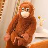 Hot Funny Orangutan Plush Toys Super Soft Stuffed Monkey Animals Plush Toys Cute Orangutan Backpack  Doll Creative Birthday Gift
