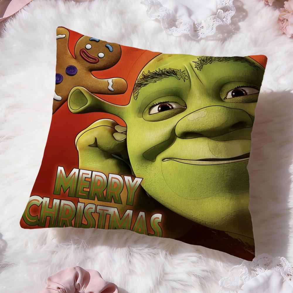 Anime S-ShrekS Povlak na polštář Prémiový komfort Oboustranný povlak na polštář - Design dva v jednom pro jakoukoli místnost a interiér auta