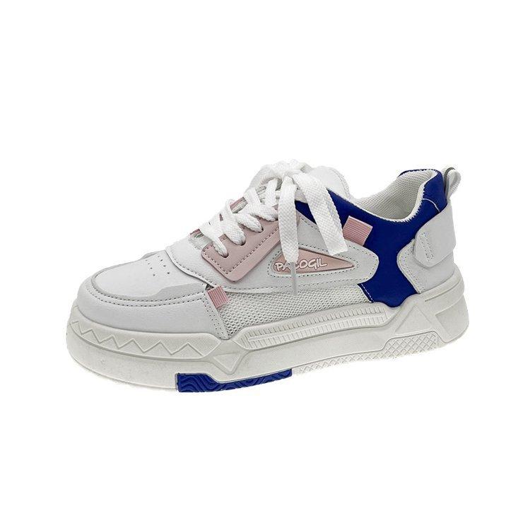 2025 summer new muffin soft-soled mesh breathable sports women's shoes students casual lightweight versatile little white shoes women