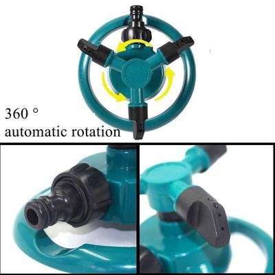 360 Degree Rotating Sprinkler Head, Three Pronged Plug-In Design, Garden Lawn Automatic Watering Device