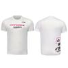 Li-Ning Breathable Comfortable Quick-Dry Badminton Apparel Unisex Sportswear White AHST79-2