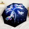 Butterflies And Sunflowers 8-Frame for Travel, camping, Casual Lightweight Portable Umbrella, Essential for every family Holidays Birthday Gift