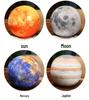 Round Earth & Planet Plush Toy Set - Children's Cognitive Pillow and Ornament