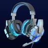 RGB Gaming Headset with Microphone Over-Ear Wired Headphones Drivers Lightweight for PC PS5 Xbox Switch