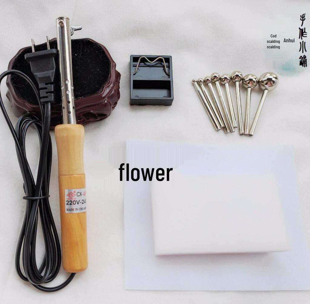 Samtblume Heißprägestempel: Erschwingliches handgefertigtes Werkzeug zur Stoffblumenherstellung für DIY-Kleidung