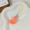 Mobile Phone Rope Flocking Keychain Pendant Doll Bag Pendant Creative Small Gift Pendant