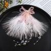 Fashion Crystal Beads 3D Feather Flower Patch Multi-layer Handmade Studded Patch Bowknot Crystal Patch DIY Crafts