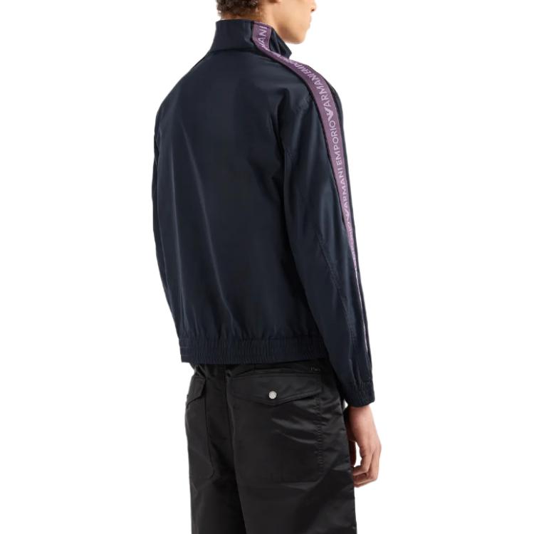 EMPORIO ARMANI Full zip Blouson In Light Nylon With Logo Tape 3D1BH0-1NMPZ-0920