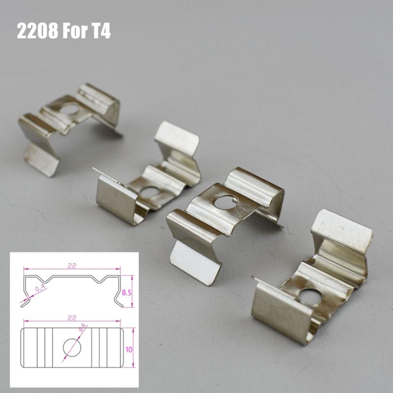 Clips de fixare tub lampă T4 T5 T8 Lumină bară LED rigidă Oțel inoxidabil Montaj Cataramă Lampă fluorescentă Profil aluminiu Dispozitiv de fixare