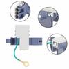 White Washing Machine Cover Switch  Fit for Whirlpool / Kenmore 8318084