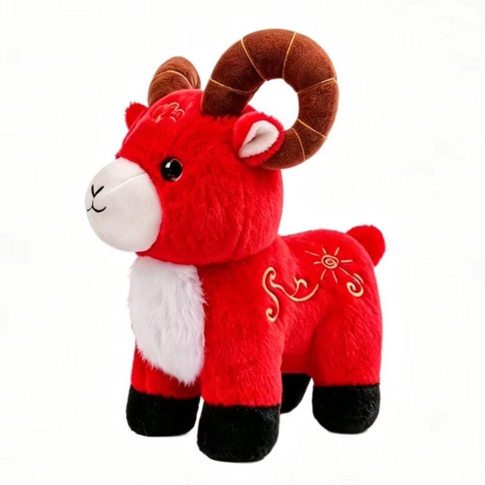 PP Cotton Sheep Year Stuffed Doll Stuffed Animal Argali Plush Toy Party Supplies