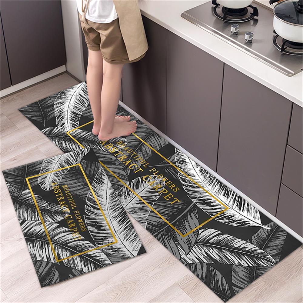 

Кухонный коврик Придверный коврик Коврик для ванной комнаты Гостиная Прихожая Коврик для пола Домашний декор Ковер Нескользящие Машинная стирка Коврики 40x60cm