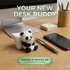 Funny Lazy Panda Figurine 3D Printed Animal Statue Phone Scrolling Desk Decor Cute Office Gift For Coworkers & Gamers