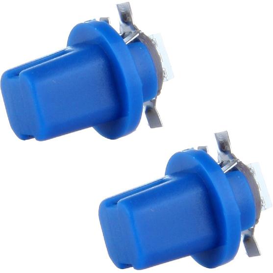 Cciyu 20x B8.5D 1SMD 5050 Car Blue LED Instrument Indicator Light C5W Side Interior Lamp Bulb
