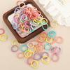 Elastici per Capelli a Coste Elastiche in Stile Coreano per Bambini - Accessori Spessi, Durevoli e Delicati sui Capelli