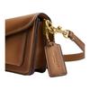 Coach Tabby 20 Logo Classic Leather Shoulder Bag Small Women shoulder bag Honey-Brown CCC06-B4T7J