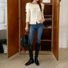 New ArrivalS Open Run Women S Slim Fit Off Shoulder Long Sleeve Button Sweater