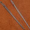 5Pcs  Single Prong Metal Needle Double Prong Metal Needle Leather Tool for Leather Craft Sewing