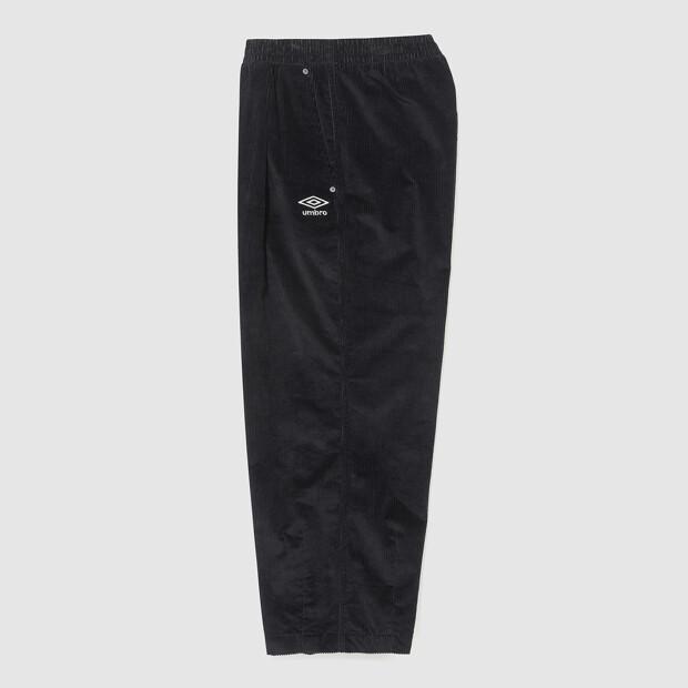 UMBRO Corduroy Wide Balloon Pants Black Uq323Cpt94 (A Type)