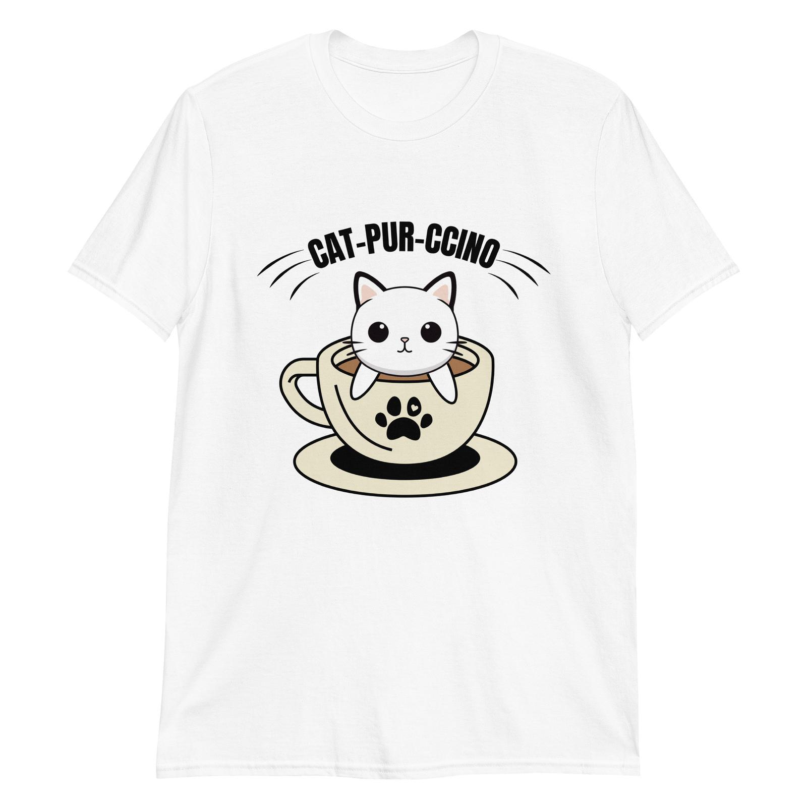 Cat-Pur-Ccino The Purrfect Blend T-Shirt Mens Womens Tees Top S