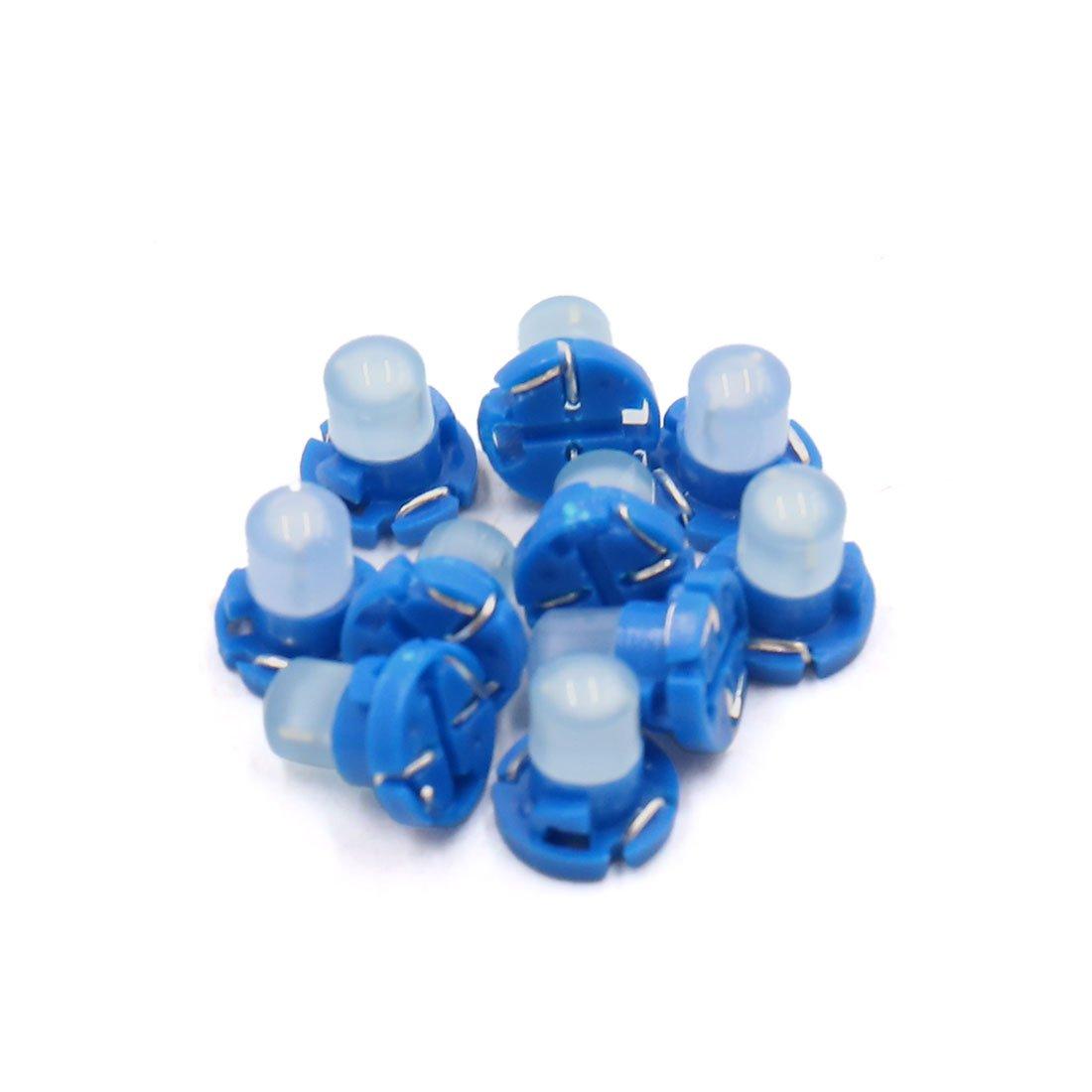 

uxcell Automotive LED Light T4.2 Blue LED Dashboard Panel Gauge Light Lamp Bulb for Car Interior 10 Pieces
