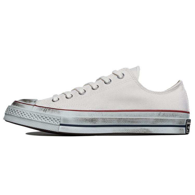 Converse Chuck Taylor All Star 1970s Vintage Casual Comfortable Low Top Canvas Shoes Unisex sneaker White Gray 173132C