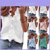 Stylish Women's V Neck Ruffle Short Sleeve T Shirt With Fashionable Daisy Print