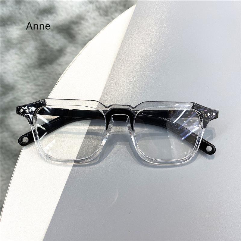 Korean Retro Glasses Frame Women Lovely Ins No Makeup Plain Glasses Men Eyewear Cute Decorative Computer Myopia Glasses