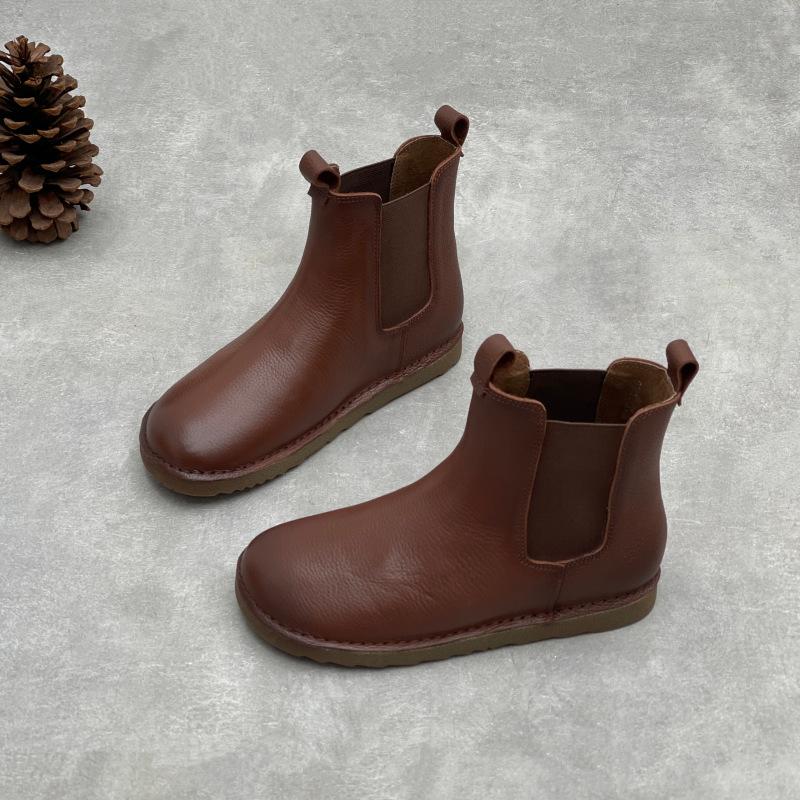 Damenstiefel im neuen Stil, flache Stiefeletten, kurze Stiefel, Damenschuhe, rutschfeste Schuhe