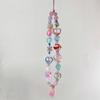 Cute Sweet Star Heart Love Beaded Phone Lanyard Strap Keychain Pendant Phone Chain Wrist Rope Bag Ornament Girl Phone Charm Gift