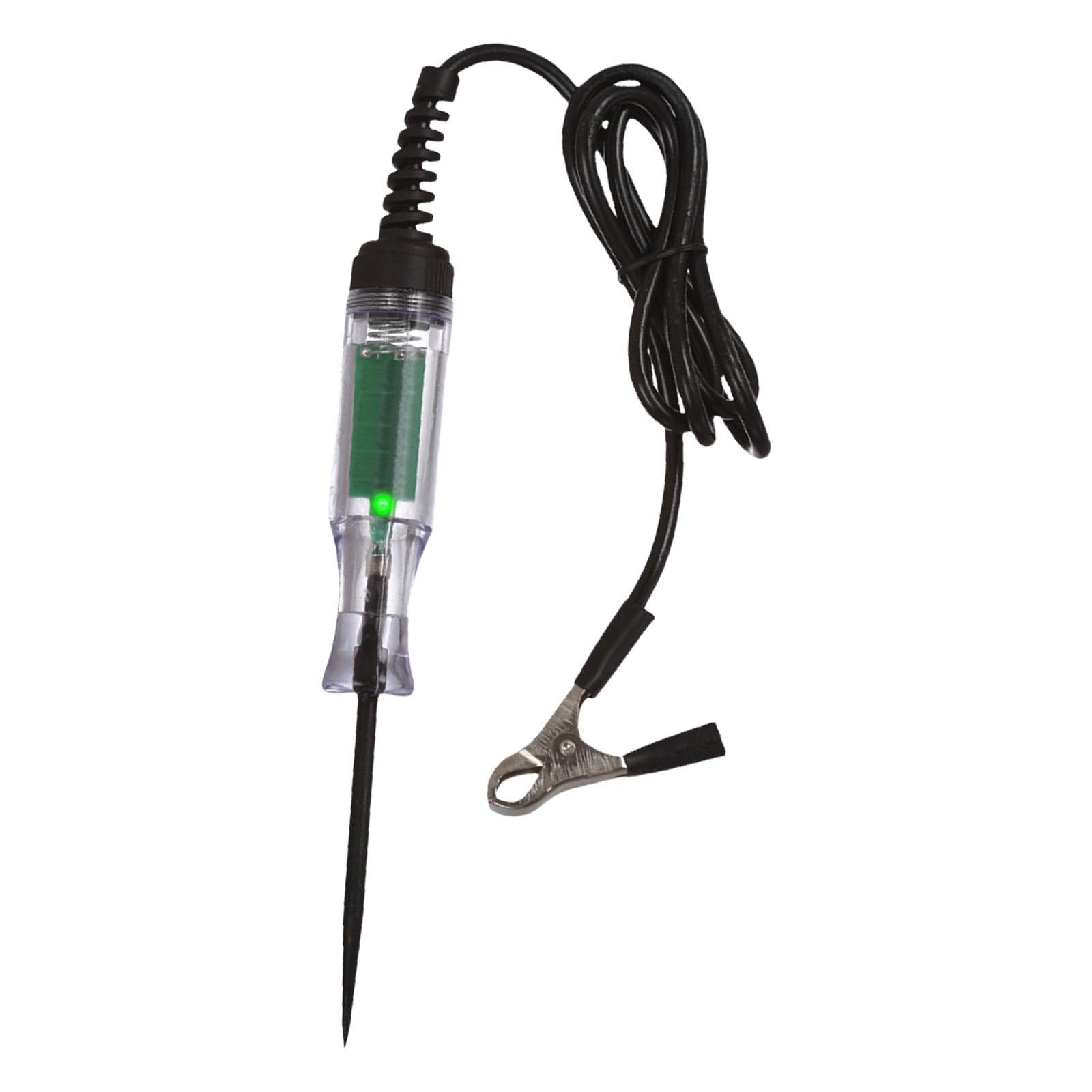 

Автомобільний тестер ланцюга з вольтметром Надміцний РК-дисплей з підсвічуванням Тест-лампа Двонаправлений тестер напруги постійного струму 1