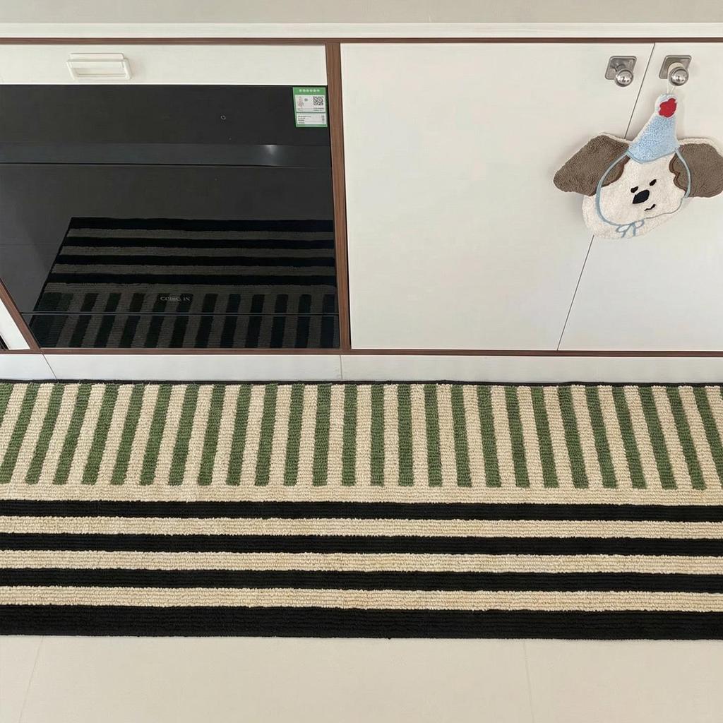 Tappetino Antiscivolo Assorbente per Porta del Bagno Stile Nordico - Tappeto da Ingresso Resistente allo Sporco