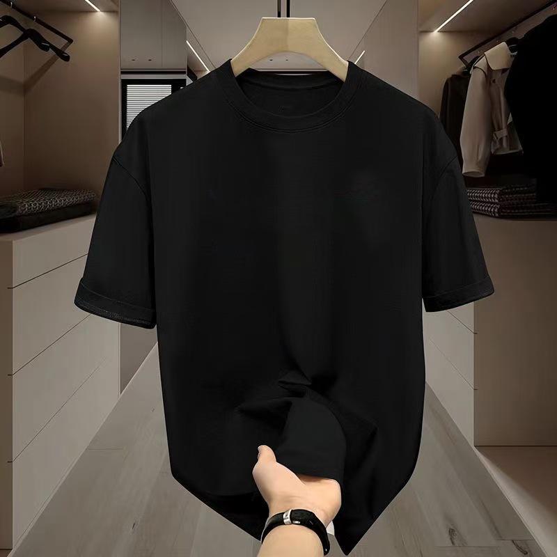 Men's Trendy Summer Short Sleeve Loose Fit Round Neck T-shirt