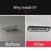 For Toyota Highlander XU70     2024 Hybrid Stainless Steel Car Internal Roof Vent Frame Cover Trim Stickers