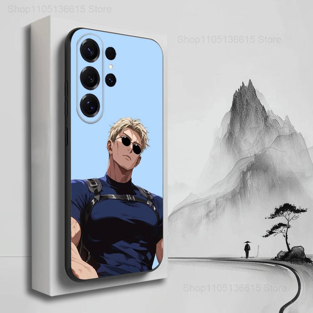 Anime K-Kento N-Nanami  Phone Case For Samsung S25,S24,S23,S22,S21,S20,S10,Ultra,Plus,Lite,FE,Soft Silicone Black Cover