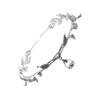 Leaves Shape Eyebrows Drop Headband Rhinestone Bride Tiara Retro Forehead Chain  Pendant